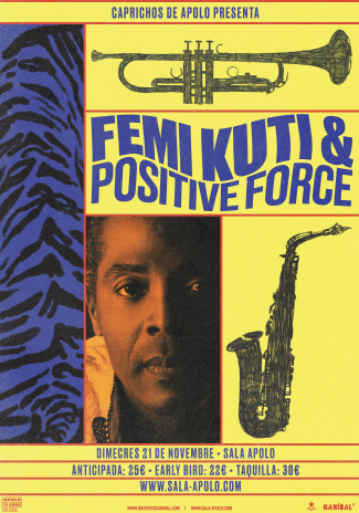 Caprichos de Apolo presenta: Femi Kuti & The Positive Force