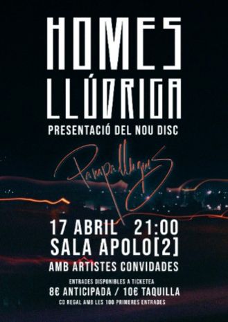 Homes Llúdriga + guest artist