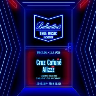 Milkshake | Ballantine’s True Music Backstage: Cruz Cafuné [live!] + Alizzz Dj Set + Dj Stile & ADC