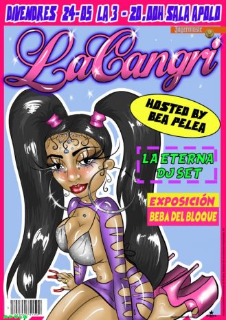 Bea Pelea presenta La Cangri: La Eterna + Selectya Glossy + exposició de Beba del Bloque