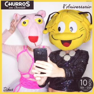 8è Aniversari de Churros con Chocolate | Dibujos animados de los 80