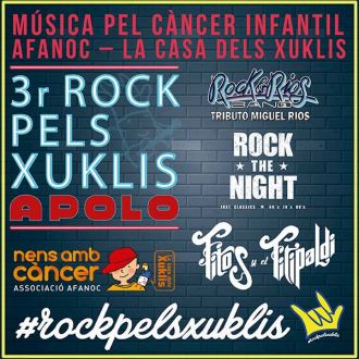 Rockpelsxuklis: Rock & Rios Band + Rock the Night + Fitos y el Fitipaldi