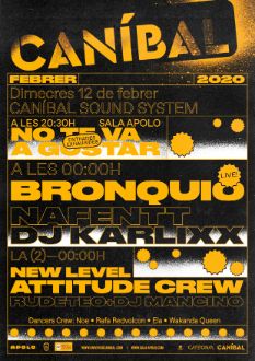 Canibal Soundsystem: Bronquio [live!] + Na Fentt + Dj. Karlixx