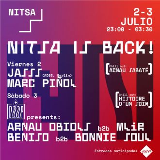 Nitsa & Brunch-in presentan: Bonus Track | Special guests from Brunch In The City + Dj Rosario