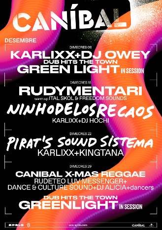 Caníbal Soundsystem presents: Rudymentari  * Warm Up: Ital Skol & Freedom Sounds