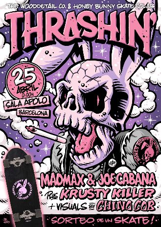 'Thrashin' The Wooddetail Co. & Honey Bunny Skate Colab | Mad Max & Joe Cabana + Krusty Killer