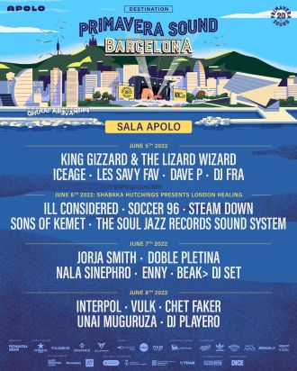 Primavera a la ciutat: King Gizzard & The Lizard Wizard + Iceage + Dave P + Dj Fra + Les Savy Fav