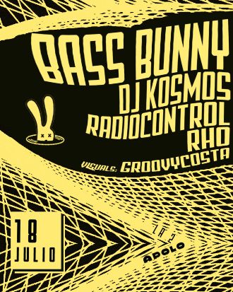 Bass Bunny: Dj Kosmos + Radiocontrol + Rho