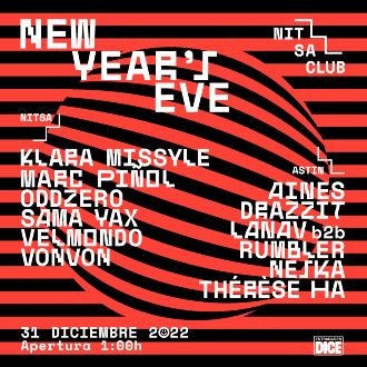 Astin: New Year's Eve | Aines + Drazzit + Lanav b2b Rumbler + Neska + Thérèse Ha