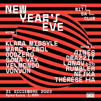 Astin: New Year's Eve | Aines + Drazzit + Lanav b2b Rumbler + Neska + Thérèse Ha