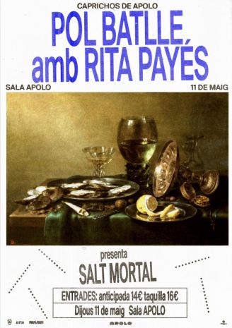 Caprichos de Apolo presenta Pol Batlle amb Rita Payés