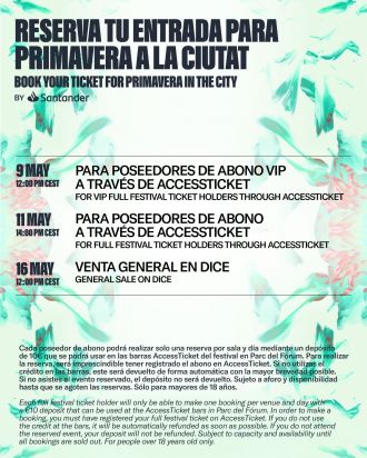 Primavera a la Ciutat: Pip Blom + Panic Shack + CUMGIRL8 + Saya Gray