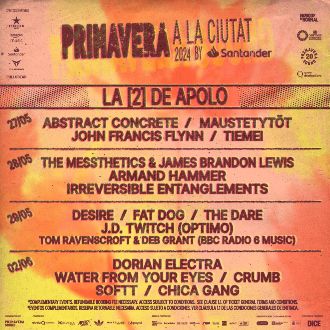 Primavera a la Ciutat 2024: The Messthetics & James Brandon Lewis + Armand Hammer + Irreversible Entanglements