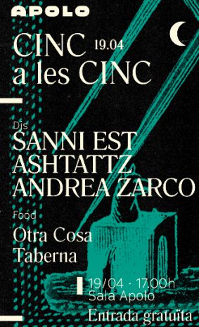CINC a les Cinc: Dj Ashtattz + Sanni Est + Andrea Zarco