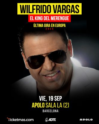 El King del Merengue en BCN: Wilfrido Vargas