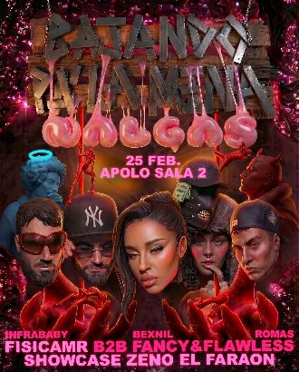 NALGAS x BAJANDO PA LA MINA: Fisica b2b Fancy&Flawless + Infrababy + Bexnil + Romas