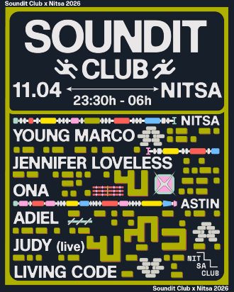 Astin: SOUNDIT Club | ADIEL + judy [live!] + Living Code
