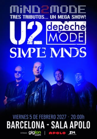 Mind2Mode | Tributo a Simple Minds, Depeche Mode and U2